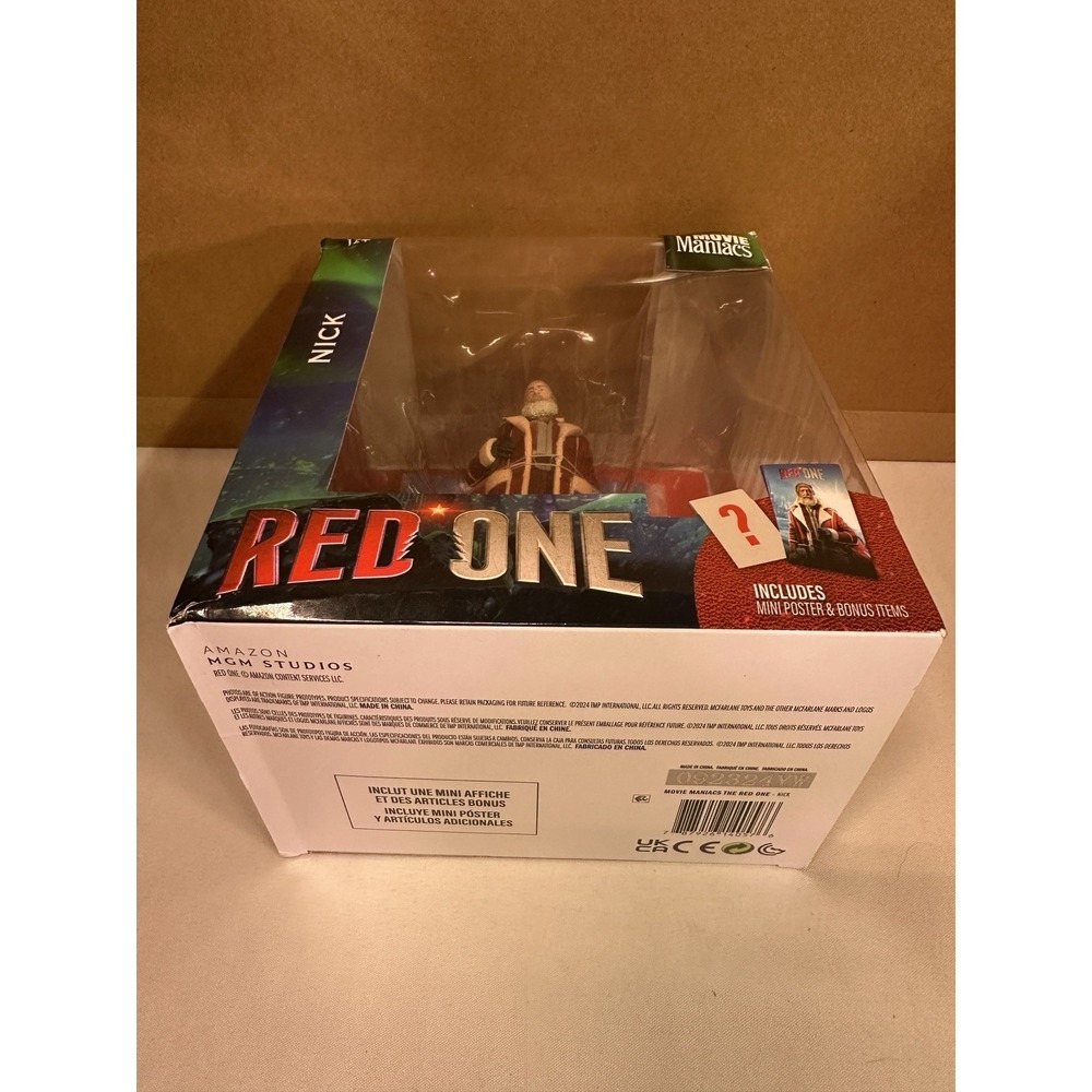 Official Red One Nick 6-Inch Action Figure Collectible Card & Display Base NEW - Picture 4 of 4